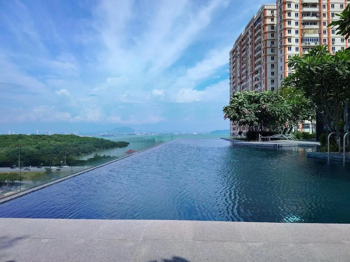 3Br-2Bath-Sea & City View New Condo In Georgetown 10Pax Джорджтаун